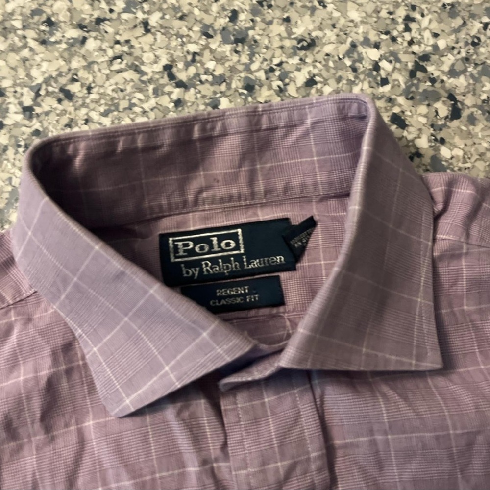 Polo by Ralph Lauren Lavender Men's Button Down Shirt
